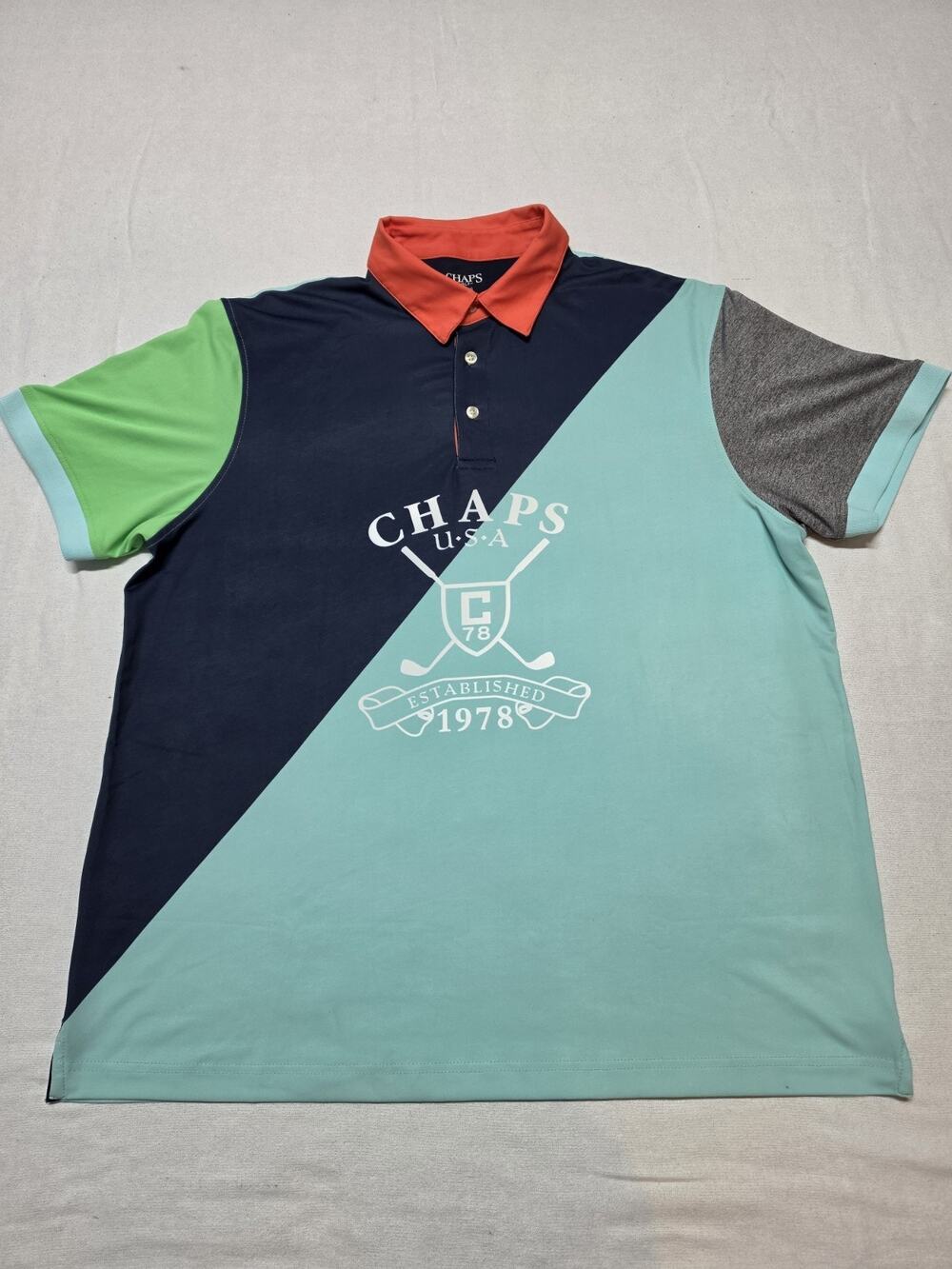 chaps mens golf polo shirt xl Short Sleeves